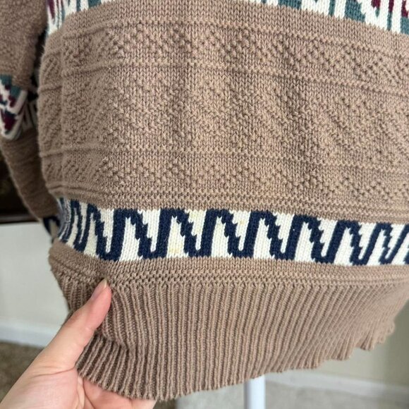 Vintage 80’s quirky whimsical boho cozy indie girl grandpa sweater - Picture 7 of 7